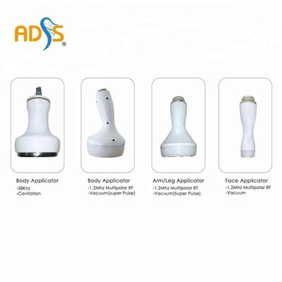 ADSS VELA-SHAPE Slimming Machine White Ultrasonic Cellulite Massager Machine