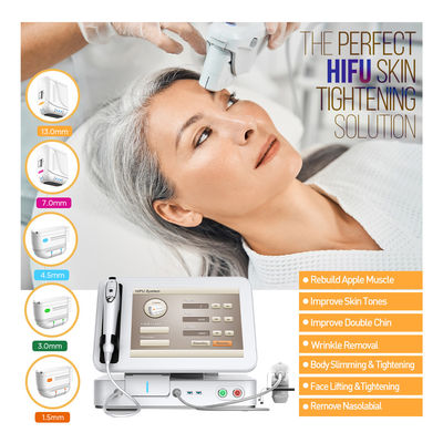Multifunctional 8D 3D 4D 7D HIFU Anti Wrinkle Machine With Dual Handle