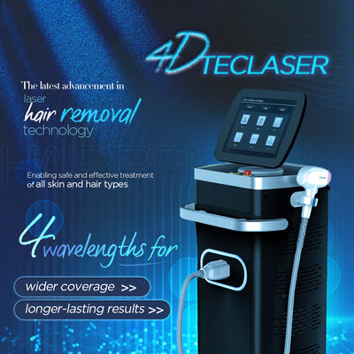 4 Wavelengths Ice Titanium 808 Diode Laser 755 808 1064 For Hair RemovalPopular